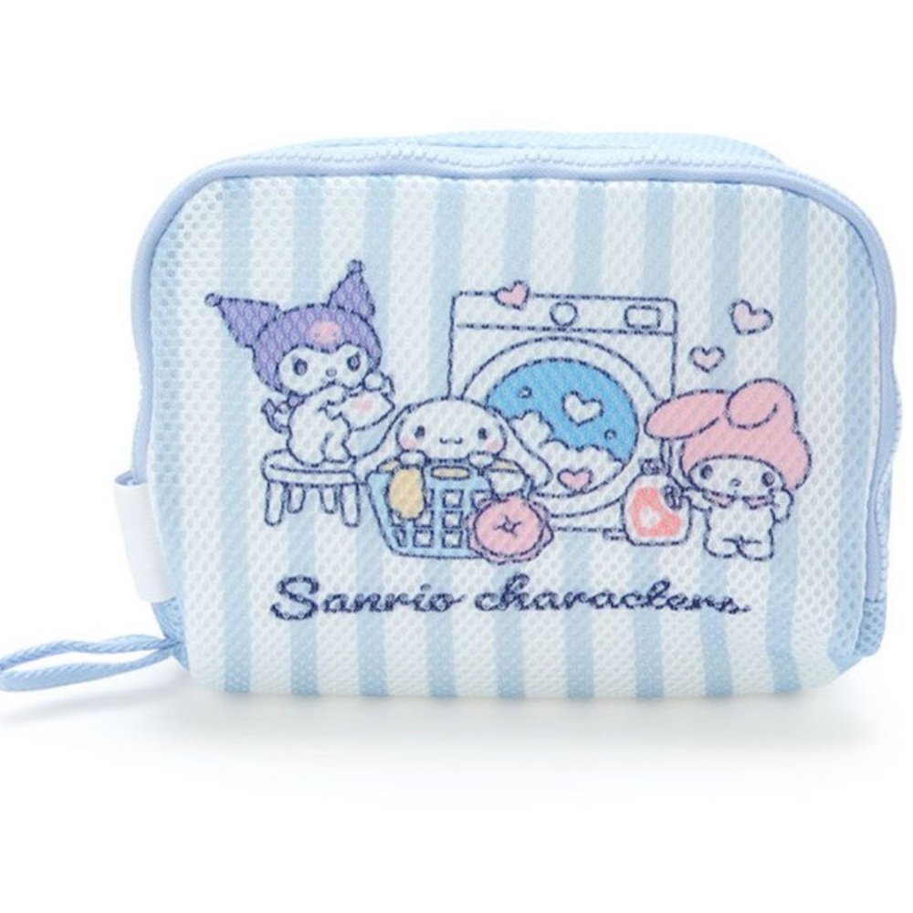 New Sanrio and friends laundry day mesh pouch